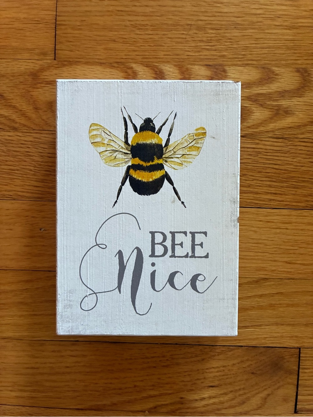 Bee Nice Yellow and Black Wall Art - Home Wall Decor